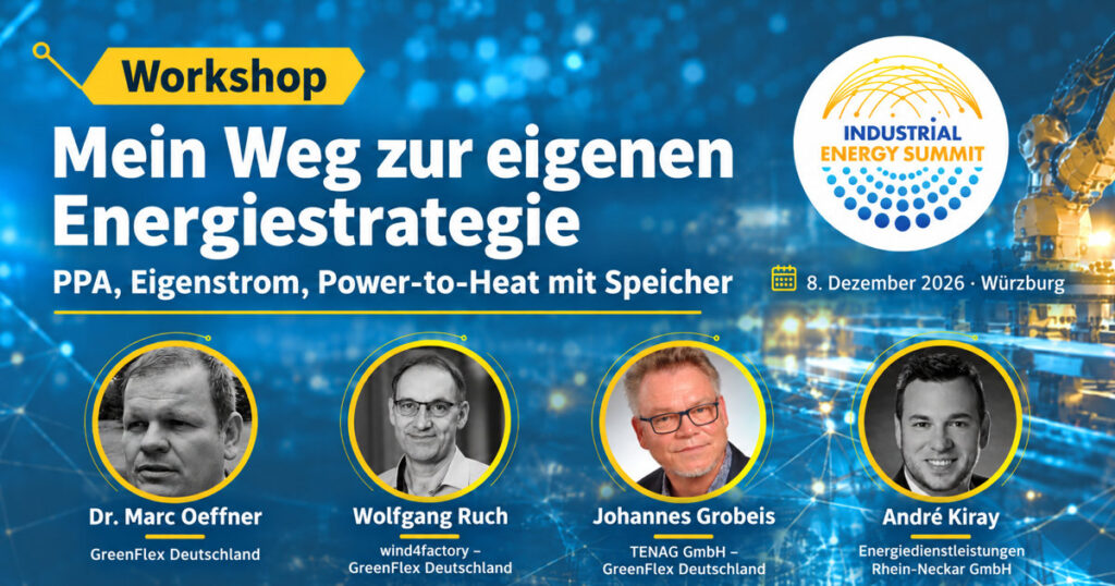 Speaker bei ndustrial Energy Summit