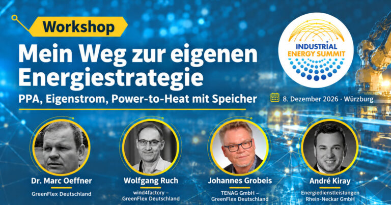 Speaker bei ndustrial Energy Summit